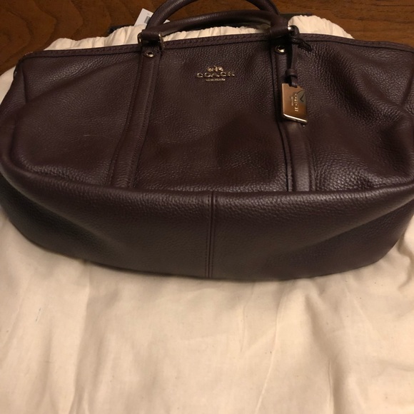 COACH Bordeaux Handbag EUC - Picture 3 of 7